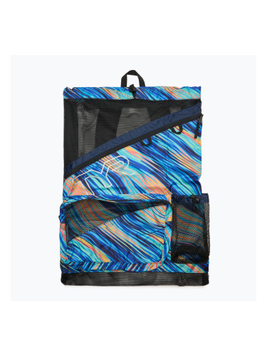 Торба за плуване TYR Elite Team Mesh 40 l teal/orange