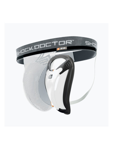 Мъжки суспензор Shock Doctor Supporter BioFlex Cup White SHO425