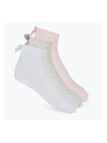 Детски чорапи SKECHERS Non Terry Anklet 3 чифта pink