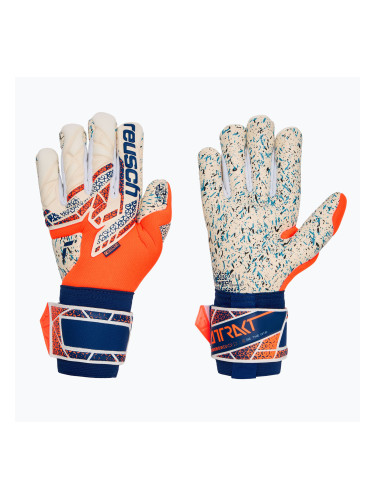 Вратарски ръкавици Reusch Attrakt Fusion shocking orange/energize blue