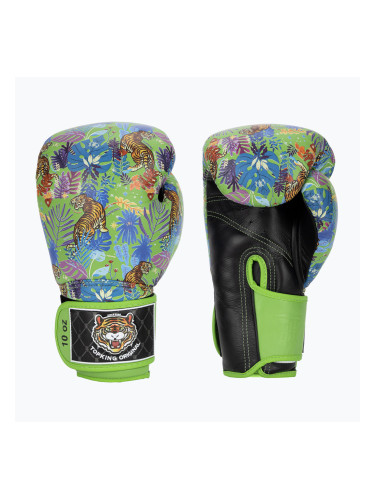 Боксови ръкавици Top King Boxing Wild Tiger black/green