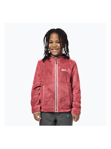 Детски суитшърт за трекинг Jack Wolfskin Nepali sunset coral