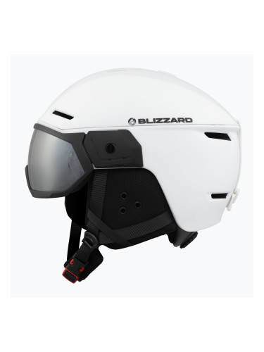 Скиорска каска Blizzard Edge Visor W2W white/mirror smoke