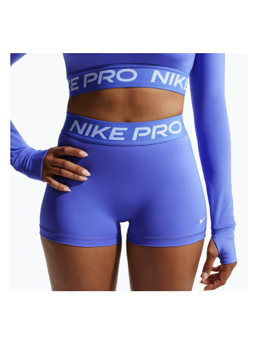 Дамски шорти Nike Pro Mid-Rise Biker 3" sapphire/white