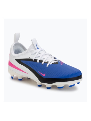 Детски футболни обувки Nike Phantom 6 Low Academy FG/MG Jr racer blue/white/pink blast