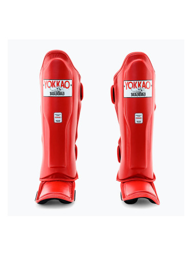 Протектори за подбедрици и стъпала Yokkao Matrix red