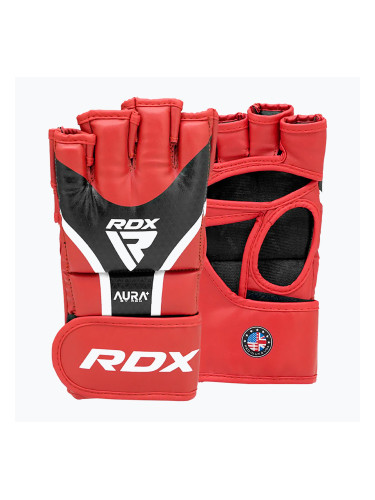 Граплинг ръкавици RDX Grappling Aura Plus T-17 red
