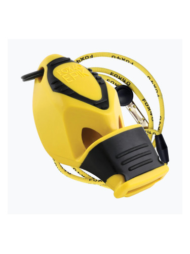 Свирка с шнур Fox 40 Epik CMG жълта 8803