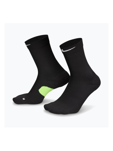 Чорапи Nike Running Midweight Crew black/smoke grey/white