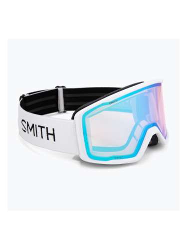 Скиорски очила Smith Tribute white/blue sensor mirror