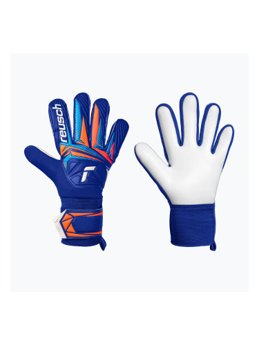 Вратарски ръкавици Reusch Attrakt Starter Solid sharp blue/white/shocking orange