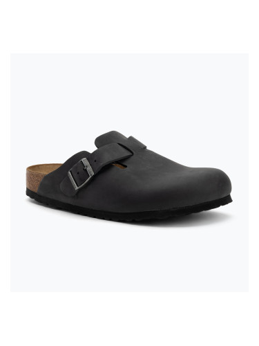BIRKENSTOCK Boston LEOI Тесни черни джапанки
