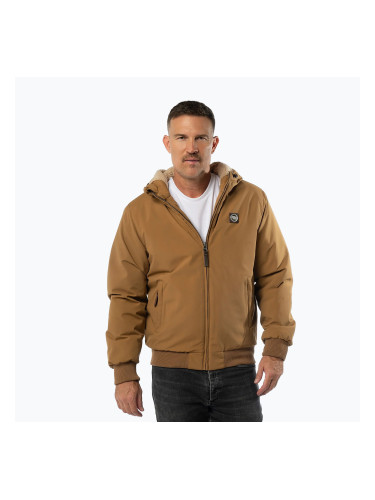 Мъжко зимно яке Pitbull Elkwood 3 Sherpa Hooded honney yellow