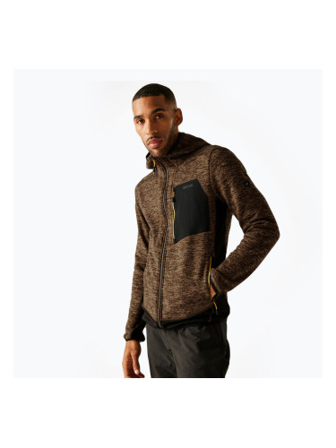 Мъжки суитшърт REGATTA Alven nut brown marl/black