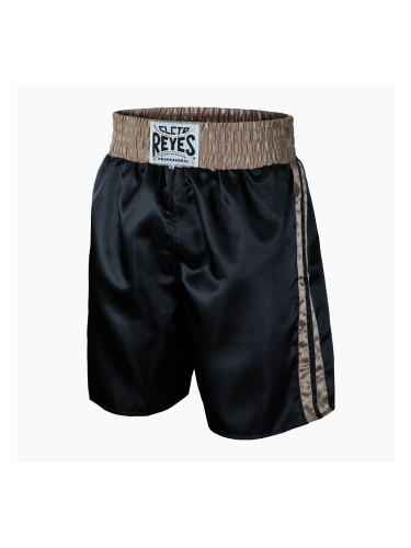 Мъжки боксови шорти Cleto Reyes Satin black/gold