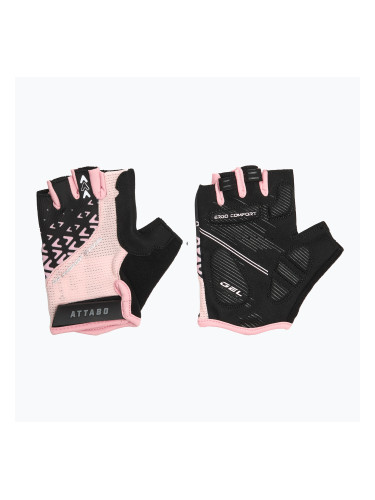Дамски ръкавици за колоездене ATTABO Vito WMNS gel shock proof pink/black