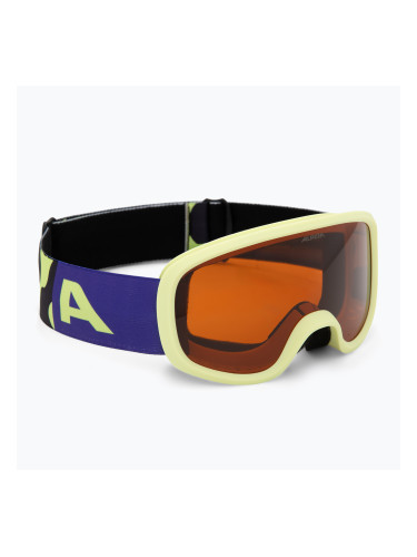 Детски скиорски очила Alpina Piney 2.0 sunny/lime matte/orange