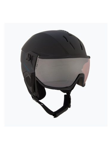 Ски каска UVEX Instinct Visor PRO V black matt/silver/silver