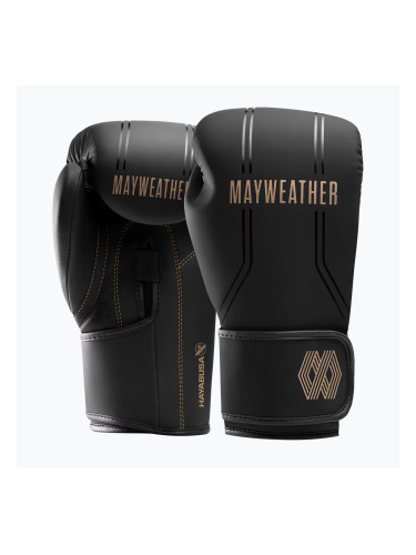 Боксови ръкавици Hayabusa Mayweather Contender черни/златни