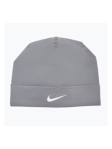 Шапка Nike Dri-Fit Peak Uncuffed Beanie smoke grey/silver
