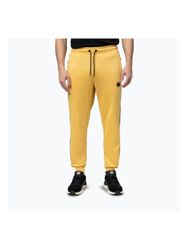 Мъжки панталони Pitbull Trackpants Tape Logo Terry Group pale yellow