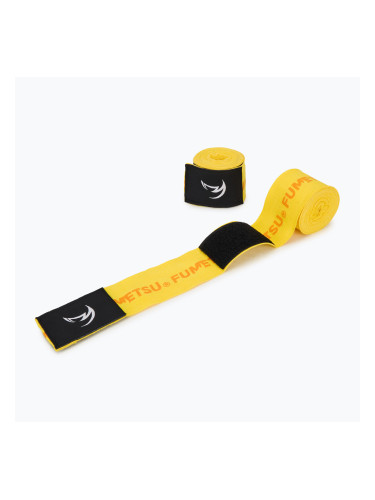 Боксови бандажи FUMETSU Icon 400 cm yellow