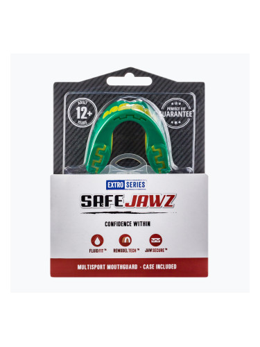 Протектор за челюсти SAFEJAWZ Extro Series зелен SJOGREA