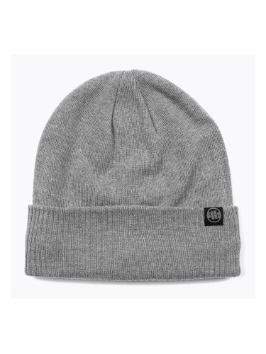 Зимна шапка Pitbull Beanie Small Logo 2 graphite melange