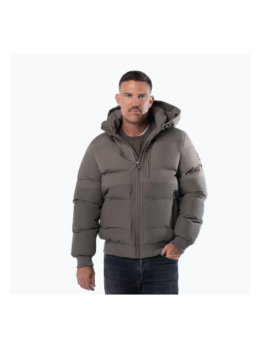 Мъжко зимно яке Pitbull Patton Quilted Hooded taupe