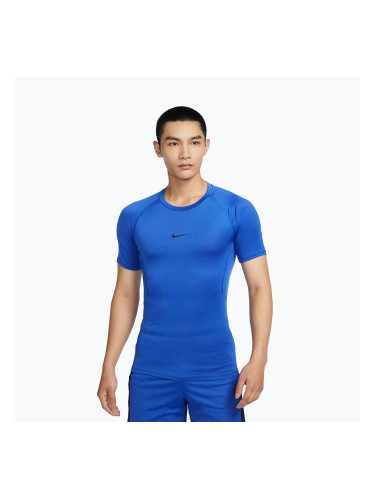 Мъжка тениска за тренировка Nike Pro Dri-Fit Tight Fitness royal/black