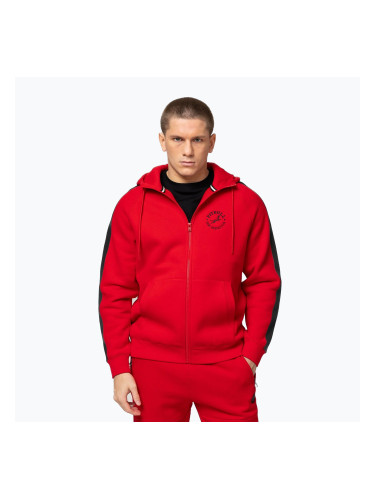 Мъжки суитшърт Pitbull San Diego Ca Hooded Zip red