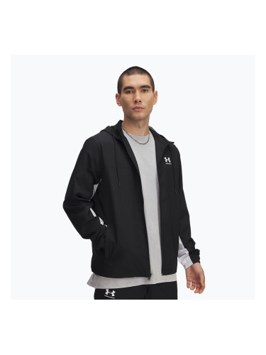 Мъжко яке Under Armour Rival Woven Windbreaker black/black/white