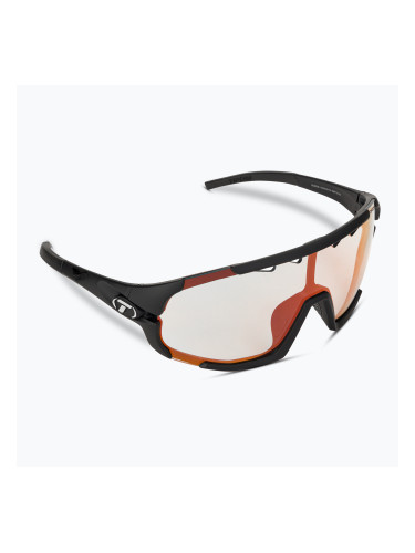 Фотохромни очила за колоездене Tifosi Sledge Fototec матово черно/кларион червено