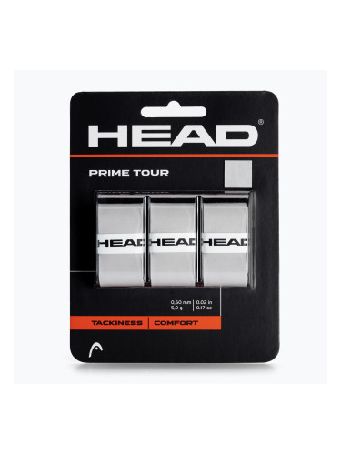 HEAD Prime Tour 3бр. тенис обвивки Grey 285621