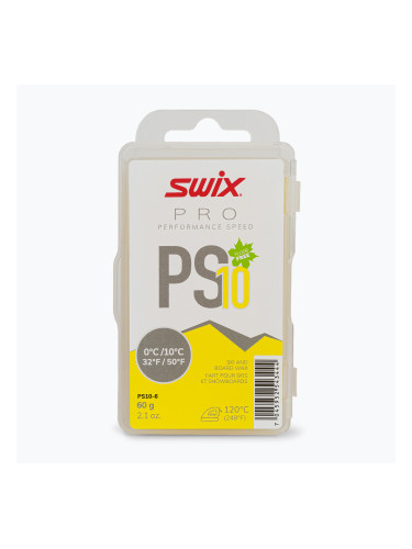 Swix Ps10 Жълта смазка за ски 0°C/+10°C PS10-6