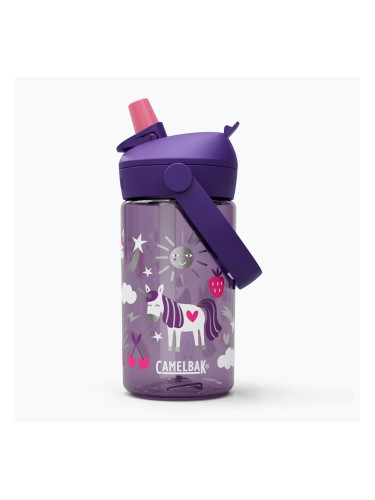 CamelBak Thrive Flip Straw Kids 400ml бутилка за пътуване с еднорог