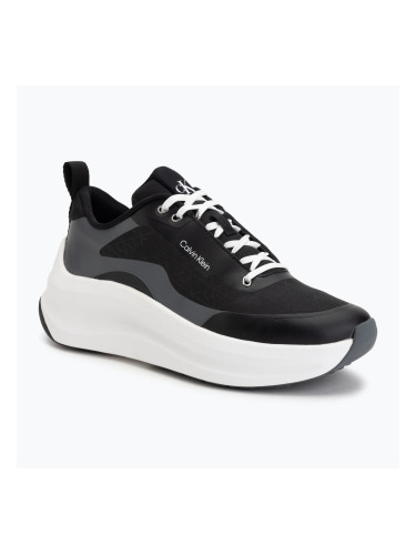Дамски обувки Calvin Klein YW0YW02077 Chunky Runner Laceup Mix Aop black/coal