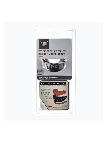 EVERLAST двоен протектор за челюст Evershield червен EV14002