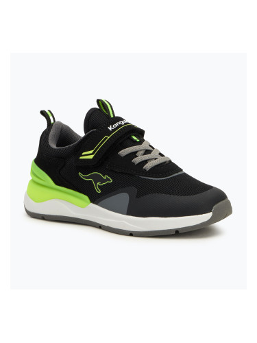 Детски обувки KangaROOS KD-Gym EV  jet black/neon yellow