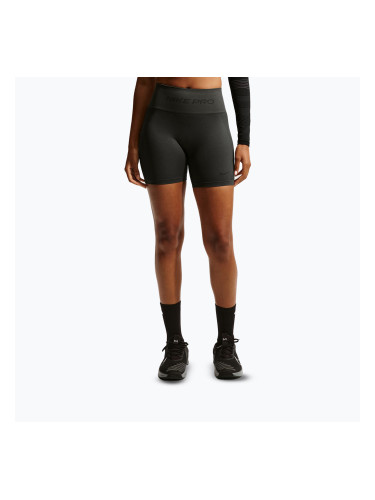 Дамски шорти Nike Pro Seamless High-Waisted Biker 5" dark smoke grey