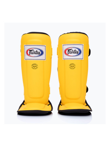 Fairtex In-Step Двойни подплатени протектори за тибия жълти