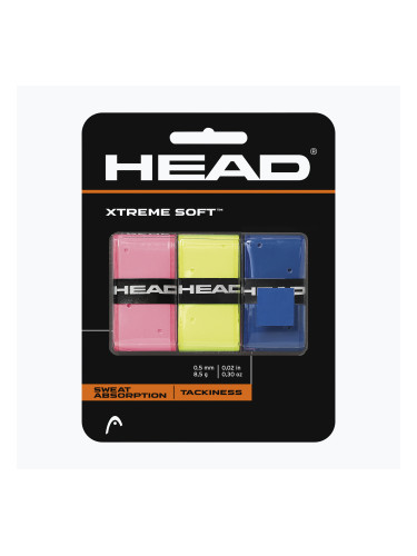 Грип за тенис ракета HEAD Xtremesoft Grip 3 бр. mixed