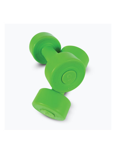 Комплект дъмбели 1 кг Sveltus Cement Dumbbell 2 pcs green