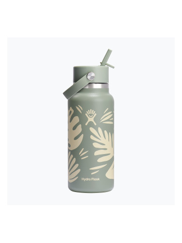 Термобутилка Hydro Flask Wide Flex Straw 945 ml botanical bliss/agave