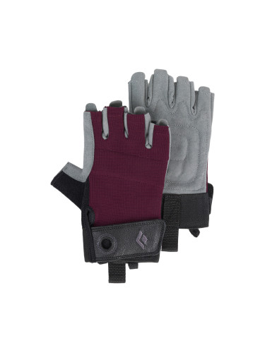 Дамски ръкавици за катерене Black Diamond Crag Half-Finger Red BD8018686018XS