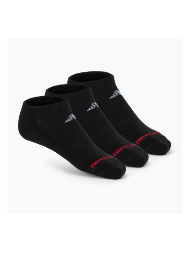Чорапи New Balance Everyday No Show 3 чифта black