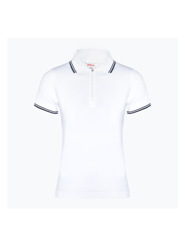 Дамска тениска Wilson Team Polo bright white