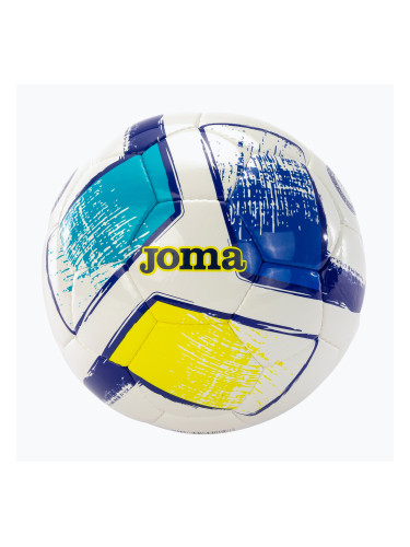 Joma Dali II футбол бяло/флуорово оранжево/жълто размер 3