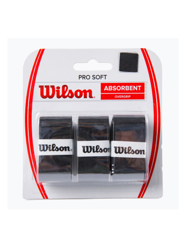 Wilson Pro Soft тенис ръкохватка черна WRZ4040BK+
