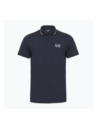 Мъжка тениска EA7 Emporio Armani Core Identity Piqué Polo armani blue